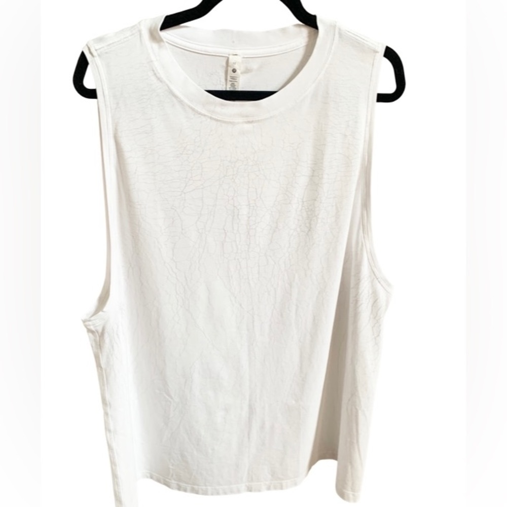 Lululemon Athletica White All Yours Tank Top
